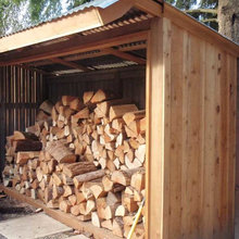 Firewood shed