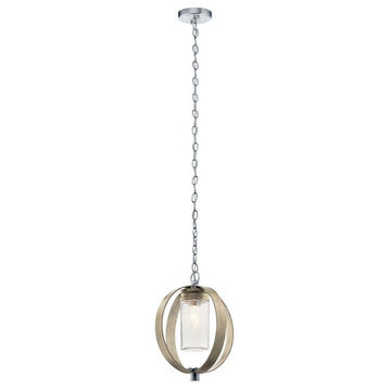 -1 Light Outdoor Hanging Pendant-Lodge/Country/Rustic inspirations-15 inches