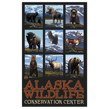 Paul A. Lanquist Alaska Wildlife Conservation Center Art Print, 12"x18"