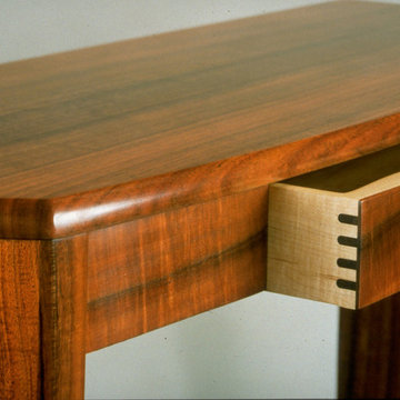 Koa Hall Table close up