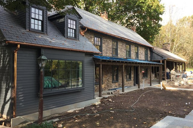 Inspiration for a modern home design remodel in Philadelphia