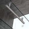 Langham 44-48"x33 7/16"x75" Completely Frameless Sliding Shower Enclosure