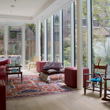 My Houzz: 2 New York Brownstones Become 1 Spacious Home