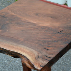 Live Edge Walnut Side Table - Dining Tables