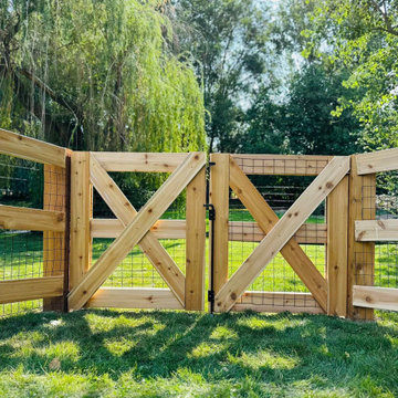 Ranch Rail Fence Gates