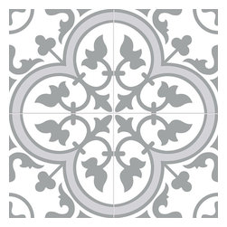 Walls and Floors - Ledbury Slate Grey Pattern Tiles, 1 m2 - Wall And Floor Tile