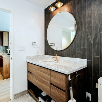 Modern Downtown San Jose Master Bathroom