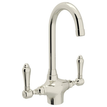 Rohl A1667LM-2 San Julio 1.5 GPM 1 Hole Bar Faucet - Polished Nickel