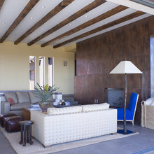 Living room support beams