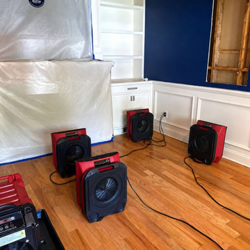 Water Damage Restoration Project Completed
