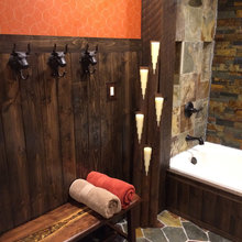 Broken arrow bath