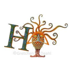 ART: Guardian Monster -- Hequesta is her name. - Wall Letters