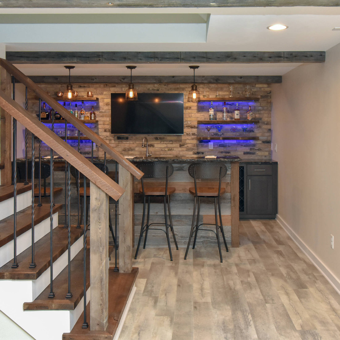 Barnwood Basement Remodel