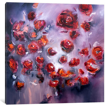 "Dance Of Passion, aka Dust Scatters"" by JA Art Canvas Print, 26"x26"