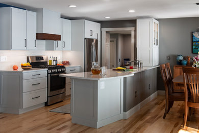 Inspiration for a transitional kitchen remodel in Other