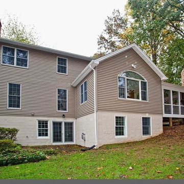 Single Family Home Addition in Oakton, Virginia Gets Facelift Inside and Out