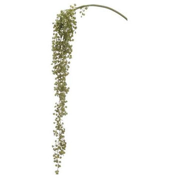 Silk Plants Direct Hanging Succulent Spray - Green - Pack of 12