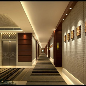 Inner Mongolia international hot spring hotel, the lobby, guest room part