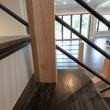 Project #69 | Contemporary Staircase with Horizontal Metal Rods