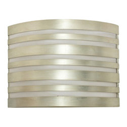 Worlds Away Tory Silver Leaf Wall Sconce - Wall Sconces