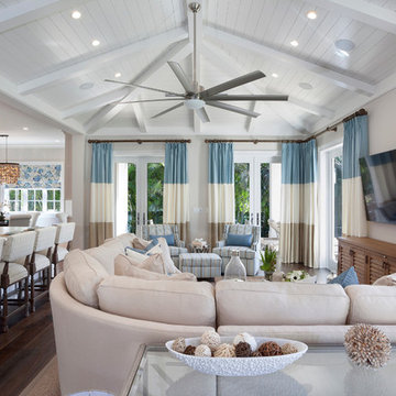 Transitional Family Room