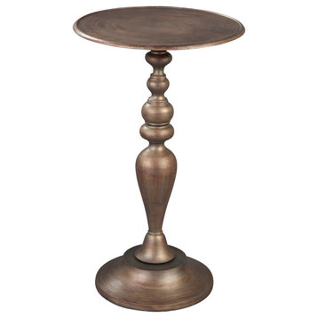 Holland Antique Brass Side Table