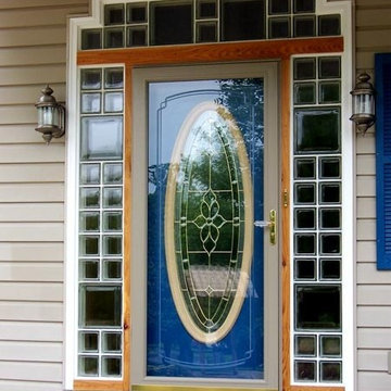 Entry Glass Block Designs