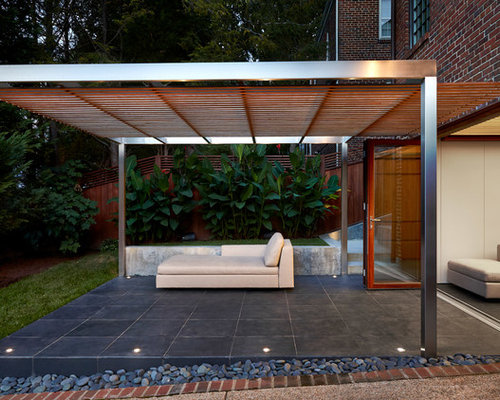 Wood Slat Awning Home Design Ideas, Renovations & Photos