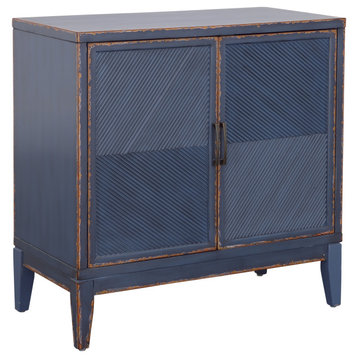 Levy Canyan Blue Two Door Cabinet