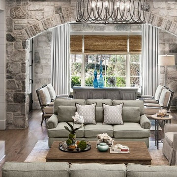 Family Room-Updated Traditional Marietta, Georgia
