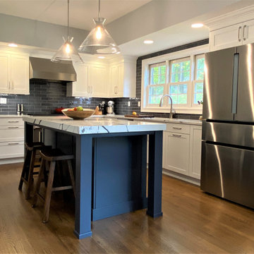 Bright White Transitional Kitchen
