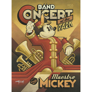 Disney Fine Art Maestro Mickey's Band Concert by Mike Kungl