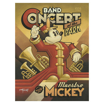 Disney Fine Art Maestro Mickey's Band Concert by Mike Kungl