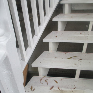 Stairs to deck