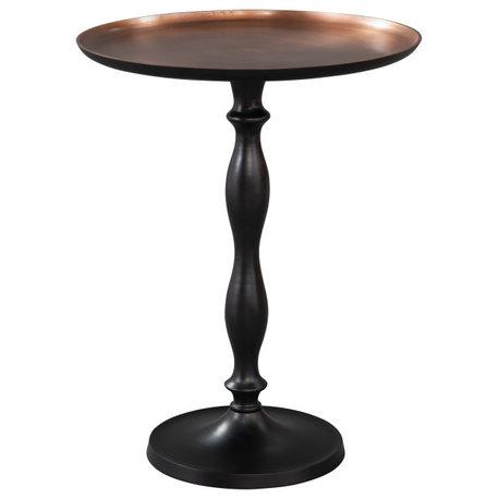 Harrison Copper Tray-Top Side Table