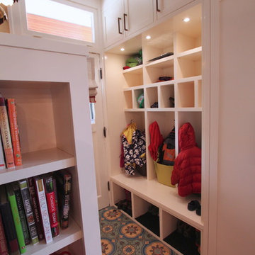 mudroom + rear entry storage