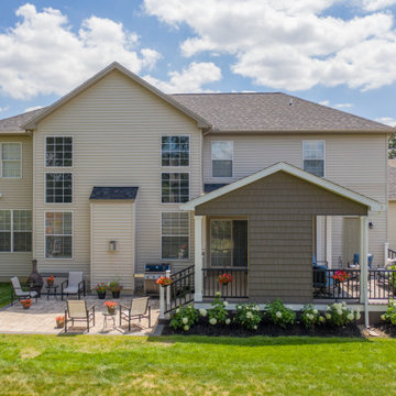 Strongsville Attached Structure, AZEK Deck and Unilock Patio