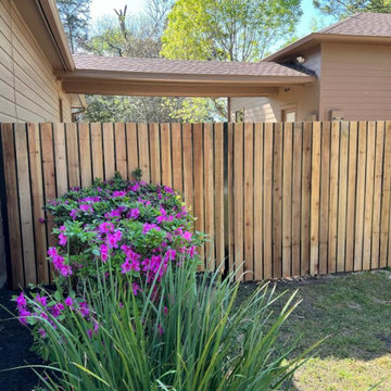 Wood & Iron Combination Fence