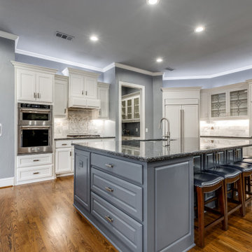 Kitchen Remodel with Storm-Ready Cellar and Hidden Bathroom Storage in Plano