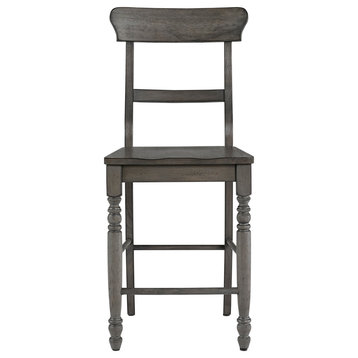 Savannah Court Counter Chairs Set of 2, Gray