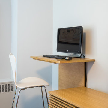 Brooklyn Contemporary Corian Kitchen