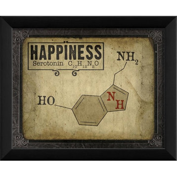 Happiness Molecule Framed Artwork