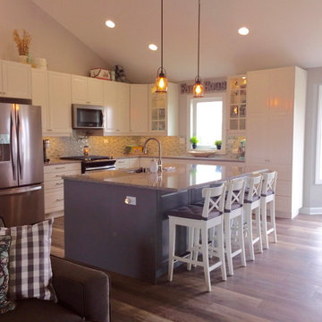 A modern farmhouse kitchen for a self-described "IKEA freak"