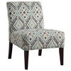 Elegantly Fashioned Accent Chair, Multicolor