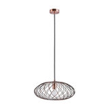 Oval pendant lamp Jilla made from metal