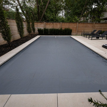 Custom In-Ground Pool with Automatic Safety Cover