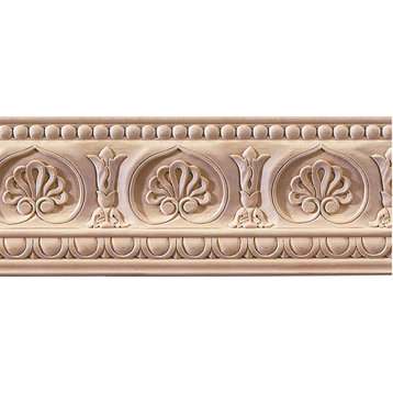 Montgomery Carved Crown Molding, Bass Wood