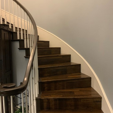 Refinish raling and staircase for Santa Clarita home