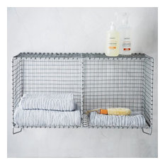 Wire Mesh Storage - Hanging Double Shelf