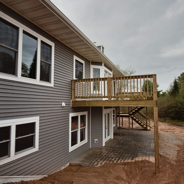 Ground-Level Deck Stairs